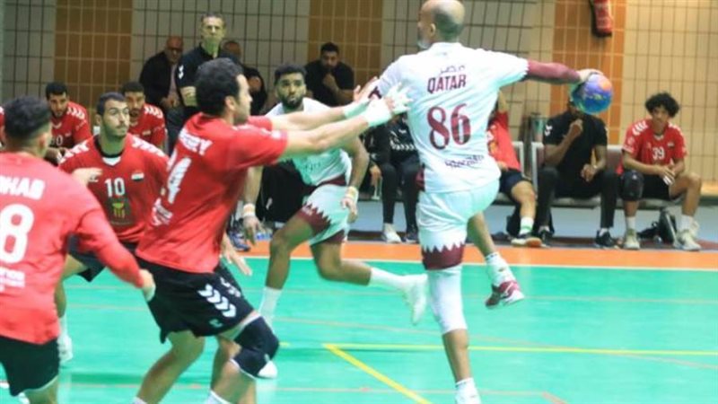 منتخب اليد ضد قطر