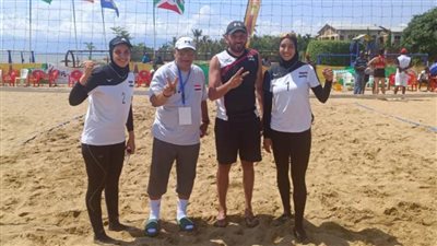 منتخب مصر لكرة الطائرة الشاطئية يتأهل لنهائي بطولة المنطقة الخامسة