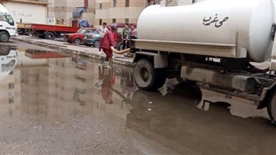 طوارئ بحي غرب بالإسكندرية لمواجهة تجمعات مياه الأمطار