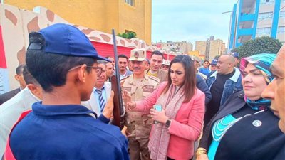 نائب محافظ البحيرة تشهد نهائي دوري كرة القدم بمدرسة أبوحمص الثانوية العسكرية