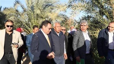 محافظ الوادي الجديد ووفد 