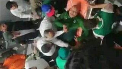 عاجل|  إصابة عادل شكل كبير مشجعي الاتحاد في سوبر السلة