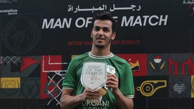 إلياس الجلاصي رجل مباراة المصري والإسماعيلي