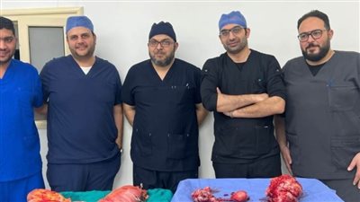 استئصال ورم خبيث ضخم على مبيض مريضة بمستشفى الأطفال التخصصى