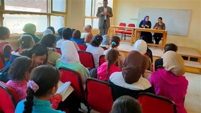 تفاعل أبناء قرية صفط اللبن مع فعاليات برنامج المواطنة بثقافة المنيا