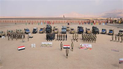 قوات حرس الحدود والجيش الثالث الميداني وإدارة مكافحة المخدرات ينفذون حملة مكبرة على الزراعات المخدرة بسيناء