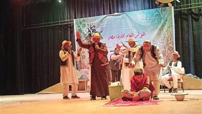 عروض فنية تحاكي التراث الواحاتي ضمن فعاليات مؤتمر الأدباء بالوادي الجديد