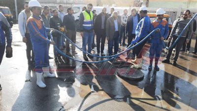 اصطفاف عناصر ومعدات لمجابهة الأزمات والطوارئ بفصل الشتاء بكفر الشيخ