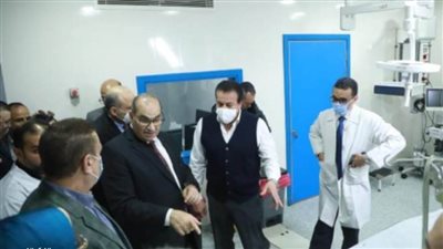 وزير الصحة يتفقد مستشفى الطوارئ داخل شبين الكوم التعليمي
