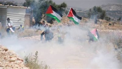 إصابات برصاص الاحتلال بينهم 3 صحفيين والعشرات بالاختناق خلال قمع مسيرة كفر قدوم