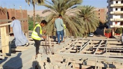 إزالة حالة تعد على الأراضى الزراعية وإيقاف حالتى بناء مخالف بسوهاج