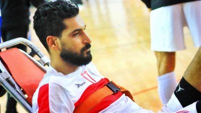 الزمالك يوضح طبيعة إصابة رضا هيكل لاعب الطائرة