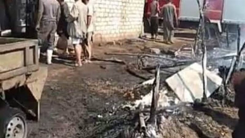 حريق في مزرعة دواجن