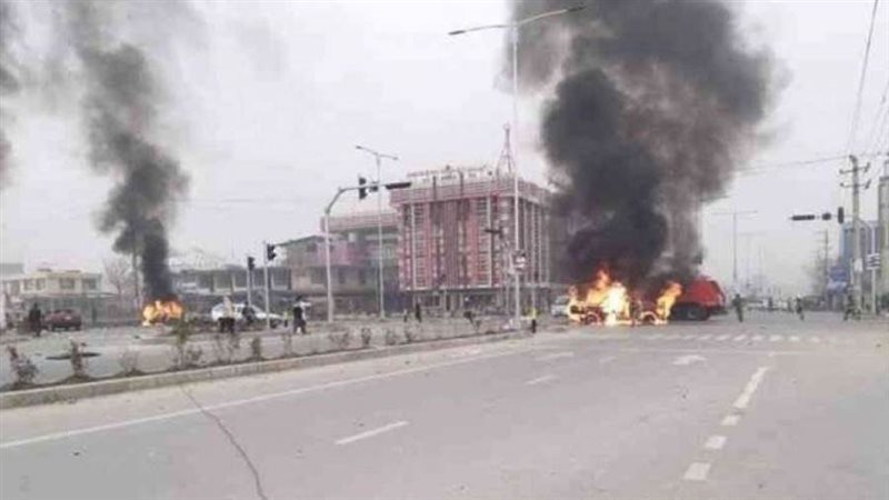 انفجار أمام المطار