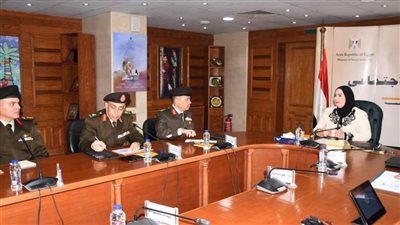 وزيرة التضامن تلتقي مدير إدارة الإشارة لمناقشة سبل الاستفادة من خدمات الشبكة الوطنية 