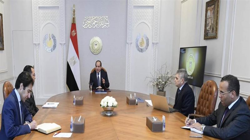 الرئيس السيسي خلال