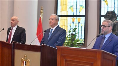 عاجل.. رئيس مجلس النواب يلتقي نظيره الليبي ورئيس المجلس الأعلى للدولة