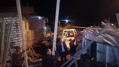 إزالة بناء مخالف بفوه في كفر الشيخ واستمرار حملات إزالة التعدي على الأراضي الزراعية