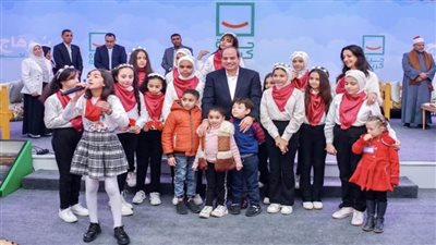 زيارة الرئيس لقرية أم دومة بسوهاج ضمن المشروع القومي 