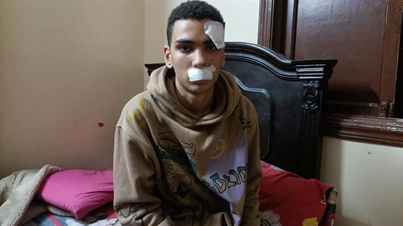 الطالب المصاب