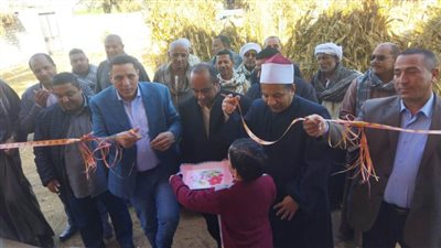 افتتاح مسجد حسين سالم بمناشي أبوصير الواسطى 