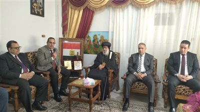المحافظ والقيادات التنفيذية والدينية بشمال سيناء يهنئون المسيحيين بعيد الميلاد