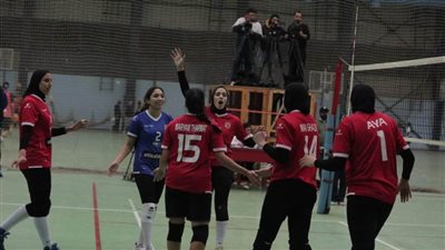 سيدات طائرة الأهلى يفوز على سبورتنج في كأس السوبر