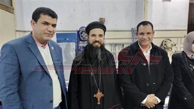 مستقبل وطن بكفر الشيخ يشارك الإخوة الأقباط احتفالاتهم بعيد الميلاد المجيد
