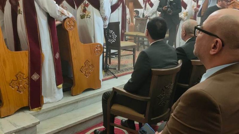 خلال القداس بالغربية