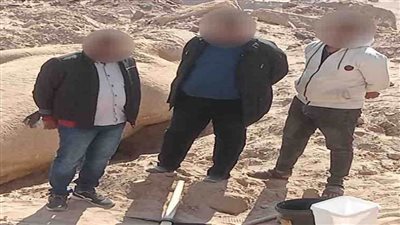 ضبط 3 أشخاص بأسوان لقيامهم بأعمال الحفر بقصد التنقيب عن الآثار