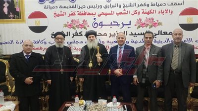وكيل تعليم كفر الشيخ يترأس وفدًا لتهنئة الإخوة الأقباط