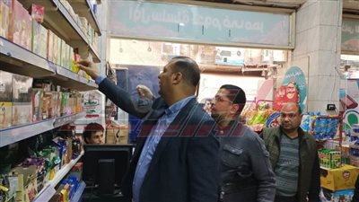 حملات تموينية على الأسواق والمنافذ والمحال التجارية بكفر الشيخ