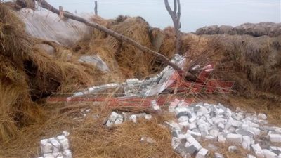 إزالة 10 حالات على الأراضي الزراعية ومصادرة معدات البناء بكفر الشيخ