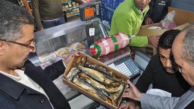  ضبط مواد غذائية فاسدة وغلق أكاديمية فى حملة حماية المستهلك ببني سويف