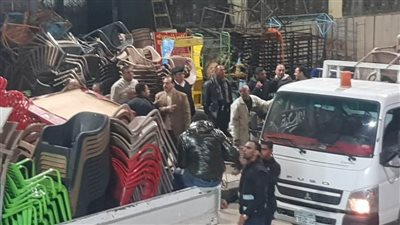 حملات مكبرة لإزالة الإشغالات بأحياء الإسكندرية