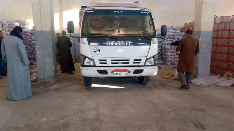 ضبط 12 طن سلع مدعمة