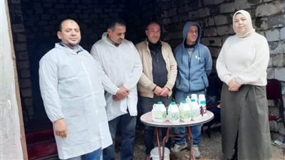 تقديم خدمات طبية لـ410 مواطنين وعلاج ورش 1050 رأس ماشية بالدلنجات