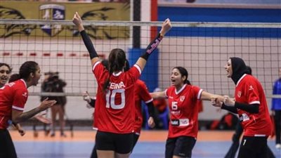 سيدات طائرة الأهلي يفوز على الصيد ويتوج بكأس السوبر