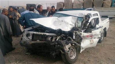 مصرع 3 أشخاص وإصابة 25 آخرين في انقلاب سيارة بأسيوط