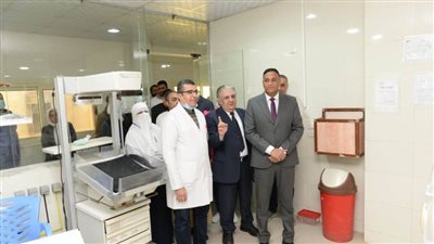 محافظ الدقهلية يتابع أعمال تطوير مستشفى أجا المركزي