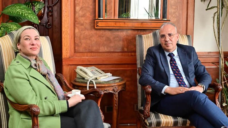 وزيرا الرى والبيئة