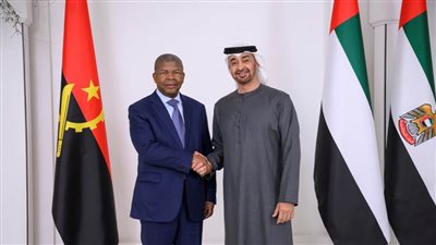 رئيس دولة الإمارات ورئيس أنجولا يبحثان العلاقات الثنائية