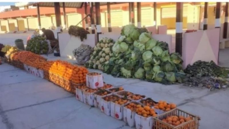 شوادر لبيع الخضر