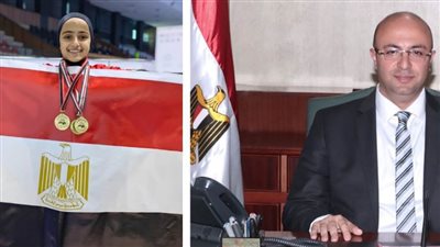 ابنة بني سويف بسمة رمضان تفوز بالمركز الأول في البطولة العربية لرفع الأثقال