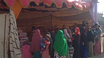 رفع القمامة وإحداثيات حياة كريمة وتجهيز معارض رمضان ببني سويف 