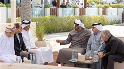 عاجل.. الرئيس السيسي والشيخ محمد بن زايد يشاركان في 