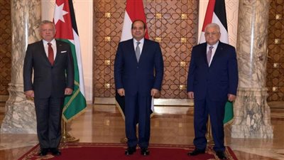 القمة المصرية الفلسطينية الأردنية تؤكد ضرورة الحفاظ على الحقوق الفلسطينية 