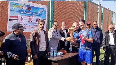 نهائي دوري خماسي كرة القدم برفح احتفالًا بعيد الشرطة 