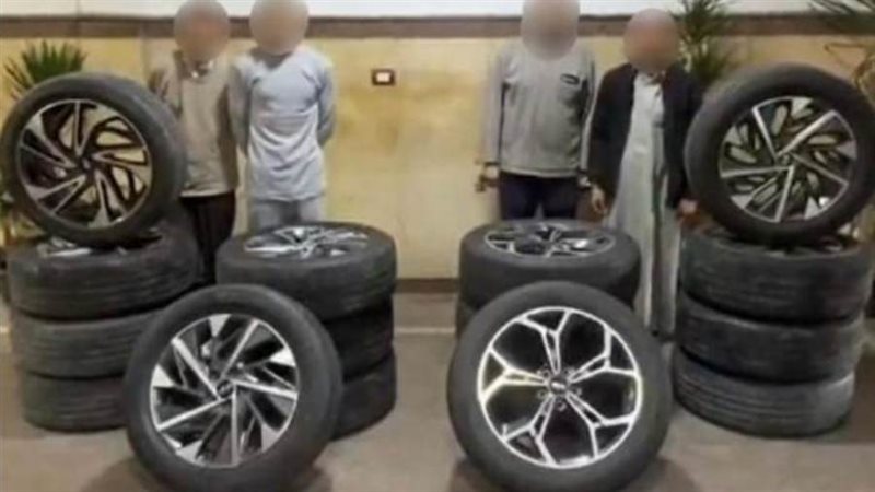 المتهمين والمضبوطات