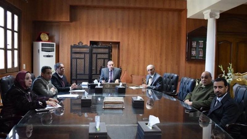 اجتماعات رئيس جامعة